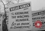 Standbild anti-kommunistischen Loyalität Parade auf der Fifth Avenue New York City USA, 1950, aus Sekunde 50 historischem Filmmaterial Videoclip 65675048288
