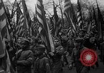 Standbild anti-kommunistischen Loyalität Parade auf der Fifth Avenue New York City USA, 1950, aus Sekunde 52 historischem Filmmaterial Videoclip 65675048288
