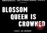 Standbild Blossom Queen United States USA, 1950, aus Sekunde 1 historischem Filmmaterial Videoclip 65675048292