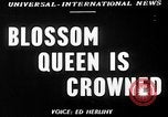 Standbild Blossom Queen United States USA, 1950, aus Sekunde 3 historischem Filmmaterial Videoclip 65675048292
