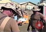 Standbild Operation Desert Storm United States Coast Guard Moral Saudi-arabien, 1991, aus Sekunde 62 historischem Filmmaterial Videoclip 65675048329