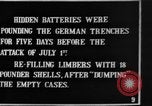Image of British soldiers refilling limbers with artillery shells France, 1916, second 4 stock footage video 65675048357