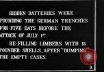 Image of British soldiers refilling limbers with artillery shells France, 1916, second 6 stock footage video 65675048357