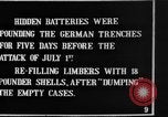 Image of British soldiers refilling limbers with artillery shells France, 1916, second 7 stock footage video 65675048357