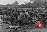 Image of British soldiers refilling limbers with artillery shells France, 1916, second 37 stock footage video 65675048357