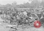 Image of British soldiers refilling limbers with artillery shells France, 1916, second 40 stock footage video 65675048357