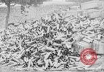 Image of British soldiers refilling limbers with artillery shells France, 1916, second 41 stock footage video 65675048357