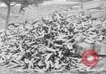 Image of British soldiers refilling limbers with artillery shells France, 1916, second 42 stock footage video 65675048357