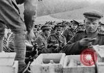 Image of British soldiers refilling limbers with artillery shells France, 1916, second 56 stock footage video 65675048357