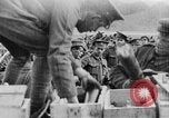 Image of British soldiers refilling limbers with artillery shells France, 1916, second 61 stock footage video 65675048357