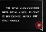 Image Royal Warwick Regiment à la bataille de la Somme France, 1916, de la seconde 27 séquences d'archives historiques vidéo 65675048362