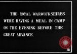 Image Royal Warwick Regiment à la bataille de la Somme France, 1916, de la seconde 28 séquences d'archives historiques vidéo 65675048362
