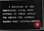 Image of British Worcesters equipped with cutters for barbed wire France, 1916, second 3 stock footage video 65675048363
