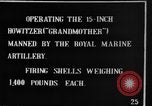 Image British Royal Marines tir obusier de 15 pouces France, 1916, de la seconde 7 séquences d'archives historiques vidéo 65675048366