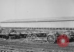Standbild Allied schweren Geschützen auf Ordnance Hof Bordeaux Frankreich, 1918, aus Sekunde 6 historischem Filmmaterial Videoclip 65675048372