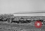 Standbild Allied schweren Geschützen auf Ordnance Hof Bordeaux Frankreich, 1918, aus Sekunde 11 historischem Filmmaterial Videoclip 65675048372