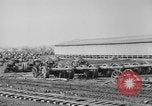 Standbild Allied schweren Geschützen auf Ordnance Hof Bordeaux Frankreich, 1918, aus Sekunde 12 historischem Filmmaterial Videoclip 65675048372