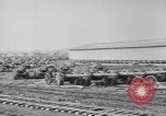 Standbild Allied schweren Geschützen auf Ordnance Hof Bordeaux Frankreich, 1918, aus Sekunde 13 historischem Filmmaterial Videoclip 65675048372