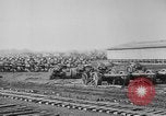 Standbild Allied schweren Geschützen auf Ordnance Hof Bordeaux Frankreich, 1918, aus Sekunde 16 historischem Filmmaterial Videoclip 65675048372