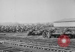 Standbild Allied schweren Geschützen auf Ordnance Hof Bordeaux Frankreich, 1918, aus Sekunde 17 historischem Filmmaterial Videoclip 65675048372