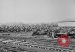 Standbild Allied schweren Geschützen auf Ordnance Hof Bordeaux Frankreich, 1918, aus Sekunde 18 historischem Filmmaterial Videoclip 65675048372