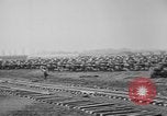Standbild Allied schweren Geschützen auf Ordnance Hof Bordeaux Frankreich, 1918, aus Sekunde 28 historischem Filmmaterial Videoclip 65675048372