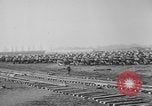 Standbild Allied schweren Geschützen auf Ordnance Hof Bordeaux Frankreich, 1918, aus Sekunde 30 historischem Filmmaterial Videoclip 65675048372