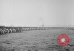 Standbild Allied schweren Geschützen auf Ordnance Hof Bordeaux Frankreich, 1918, aus Sekunde 33 historischem Filmmaterial Videoclip 65675048372