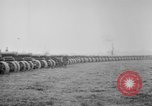 Standbild Allied schweren Geschützen auf Ordnance Hof Bordeaux Frankreich, 1918, aus Sekunde 35 historischem Filmmaterial Videoclip 65675048372