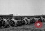 Standbild Allied schweren Geschützen auf Ordnance Hof Bordeaux Frankreich, 1918, aus Sekunde 51 historischem Filmmaterial Videoclip 65675048372