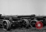 Standbild Allied schweren Geschützen auf Ordnance Hof Bordeaux Frankreich, 1918, aus Sekunde 55 historischem Filmmaterial Videoclip 65675048372