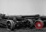 Standbild Allied schweren Geschützen auf Ordnance Hof Bordeaux Frankreich, 1918, aus Sekunde 56 historischem Filmmaterial Videoclip 65675048372