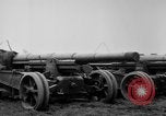 Standbild Allied schweren Geschützen auf Ordnance Hof Bordeaux Frankreich, 1918, aus Sekunde 60 historischem Filmmaterial Videoclip 65675048372