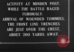 Standbild britischen Manchesters besetzen erfassten deutschen Gräben Mametz Frankreich, 1916, aus Sekunde 40 historischem Filmmaterial Videoclip 65675048378