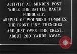 Standbild britischen Manchesters besetzen erfassten deutschen Gräben Mametz Frankreich, 1916, aus Sekunde 43 historischem Filmmaterial Videoclip 65675048378