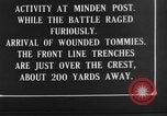 Standbild britischen Manchesters besetzen erfassten deutschen Gräben Mametz Frankreich, 1916, aus Sekunde 44 historischem Filmmaterial Videoclip 65675048378