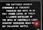 Standbild angeschlagenen deutschen Festungen Fricourt Frankreich, 1916, aus Sekunde 3 historischem Filmmaterial Videoclip 65675048379