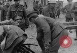 Image of British soldiers with captured German artillery La Boiselle France, 1916, second 31 stock footage video 65675048381