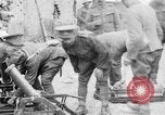 Image of British soldiers with captured German artillery La Boiselle France, 1916, second 38 stock footage video 65675048381