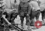 Image of British soldiers with captured German artillery La Boiselle France, 1916, second 40 stock footage video 65675048381