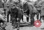 Image of British soldiers with captured German artillery La Boiselle France, 1916, second 49 stock footage video 65675048381