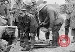 Image of British soldiers with captured German artillery La Boiselle France, 1916, second 50 stock footage video 65675048381