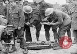 Image of British soldiers with captured German artillery La Boiselle France, 1916, second 53 stock footage video 65675048381