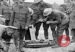 Image of British soldiers with captured German artillery La Boiselle France, 1916, second 54 stock footage video 65675048381