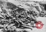Image of Lancashire Fusiliers relaxing during lull in battle of the Somme France, 1916, second 19 stock footage video 65675048382