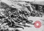 Image of Lancashire Fusiliers relaxing during lull in battle of the Somme France, 1916, second 22 stock footage video 65675048382