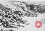 Image of Lancashire Fusiliers relaxing during lull in battle of the Somme France, 1916, second 24 stock footage video 65675048382