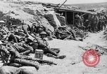 Image of Lancashire Fusiliers relaxing during lull in battle of the Somme France, 1916, second 25 stock footage video 65675048382