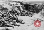 Image of Lancashire Fusiliers relaxing during lull in battle of the Somme France, 1916, second 26 stock footage video 65675048382
