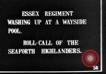 Image of British Essex Regiment soldiers washing up France, 1916, second 7 stock footage video 65675048383